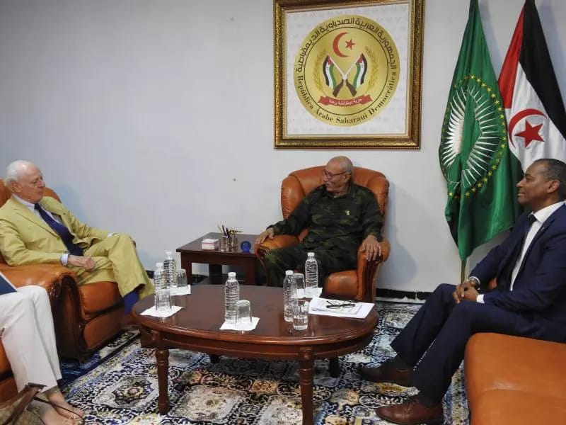 الرئيس إبراهيم غالي يستقبل المبعوث الشخصي للأمين العام الأممي إلى الصحراء الغربية