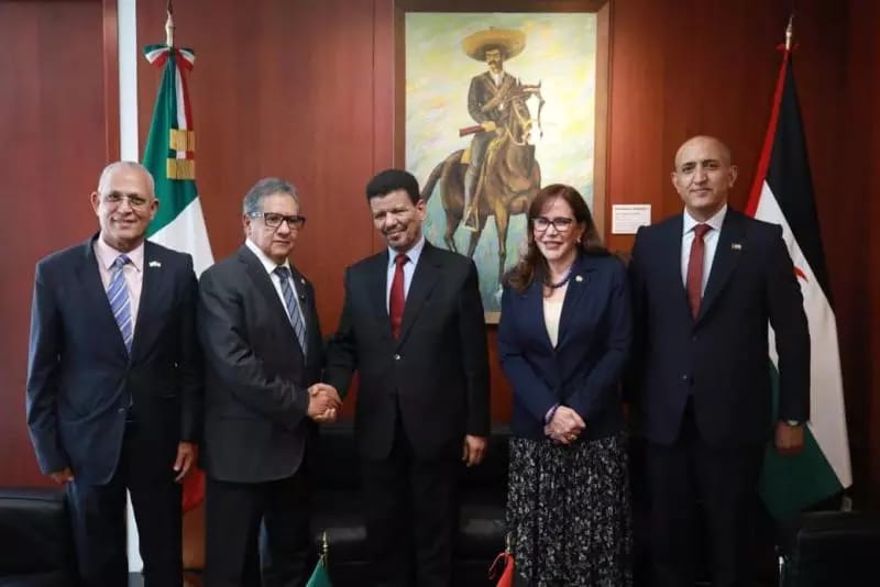 وزير الخارجية والشؤون الأفريقية يُستقبل من طرف رئيس مجلس الشيوخ المكسيكي